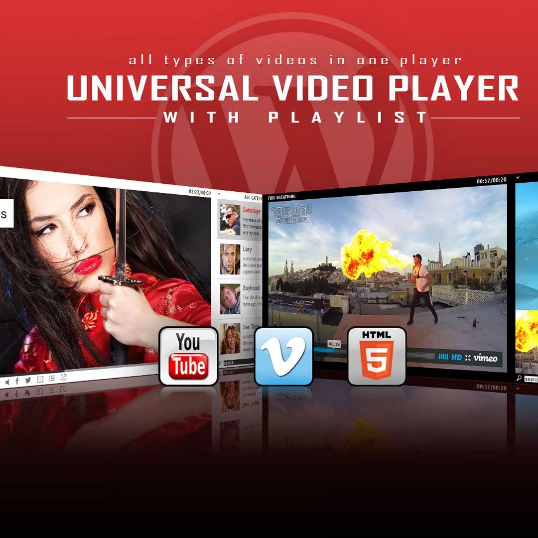 Universal Video Player - WordPress Plugin